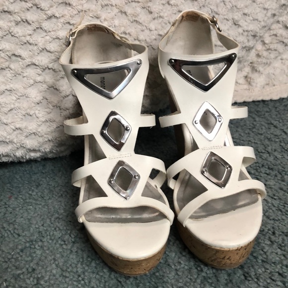 White Montego Bay Club Wedges - Picture 2 of 7